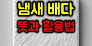 냄새 배다