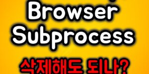 CefSharp.BrowserSubprocess 삭제방법