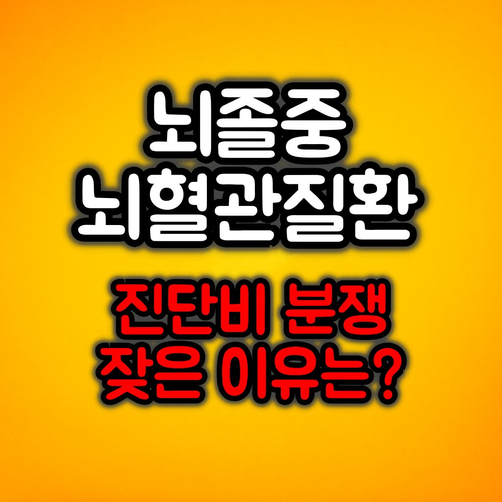 뇌졸중 뇌혈관질환 진단비 분쟁을 막는 사전 준비방법