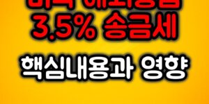 미국 해외송금 법안 핵심내용