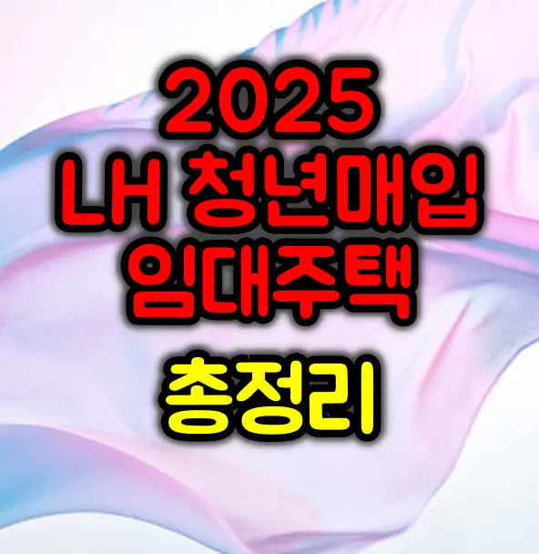 2025년 2차 LH 청년매입임대주택 총정리 :: 504호 물량 대모집!