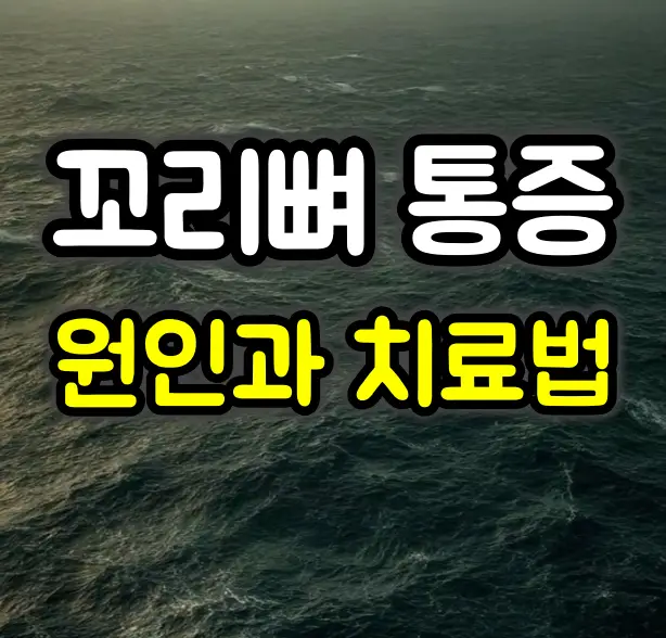 꼬리뼈 통증 원인과 증상 및 치료방법