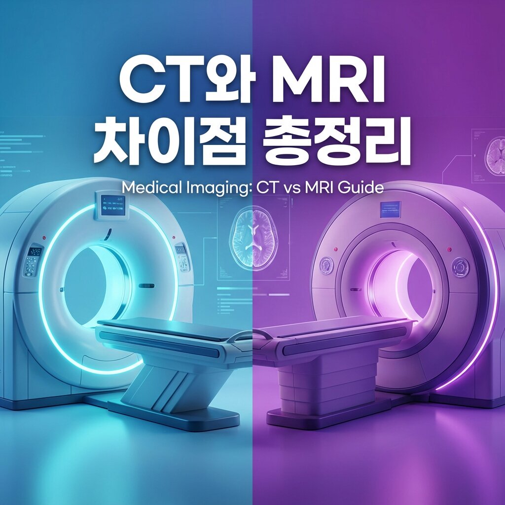 CT와 MRI 차이점 총정리해보기