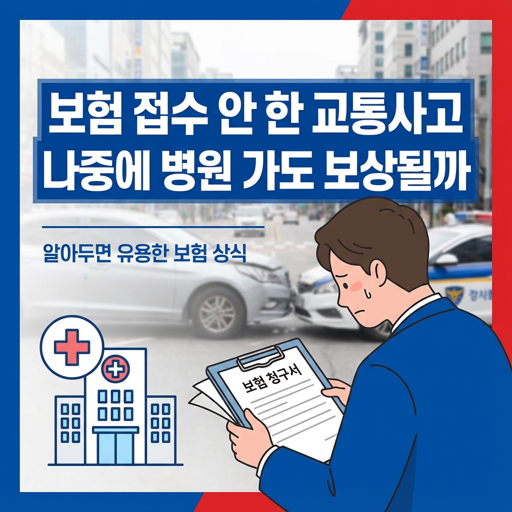 보험 접수 안 한 교통사고 나중에 병원 가도 보상될까