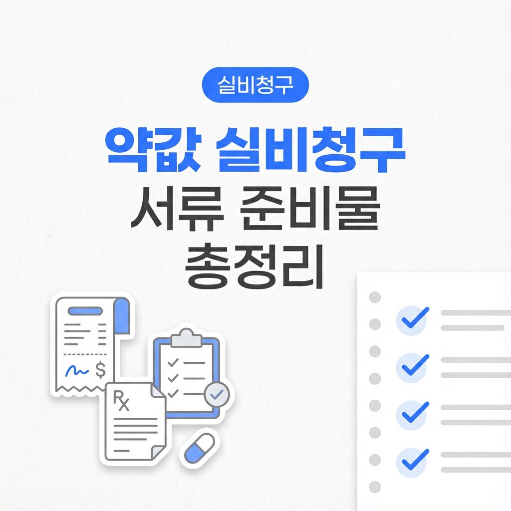약값 실비청구 서류 준비물 총정리