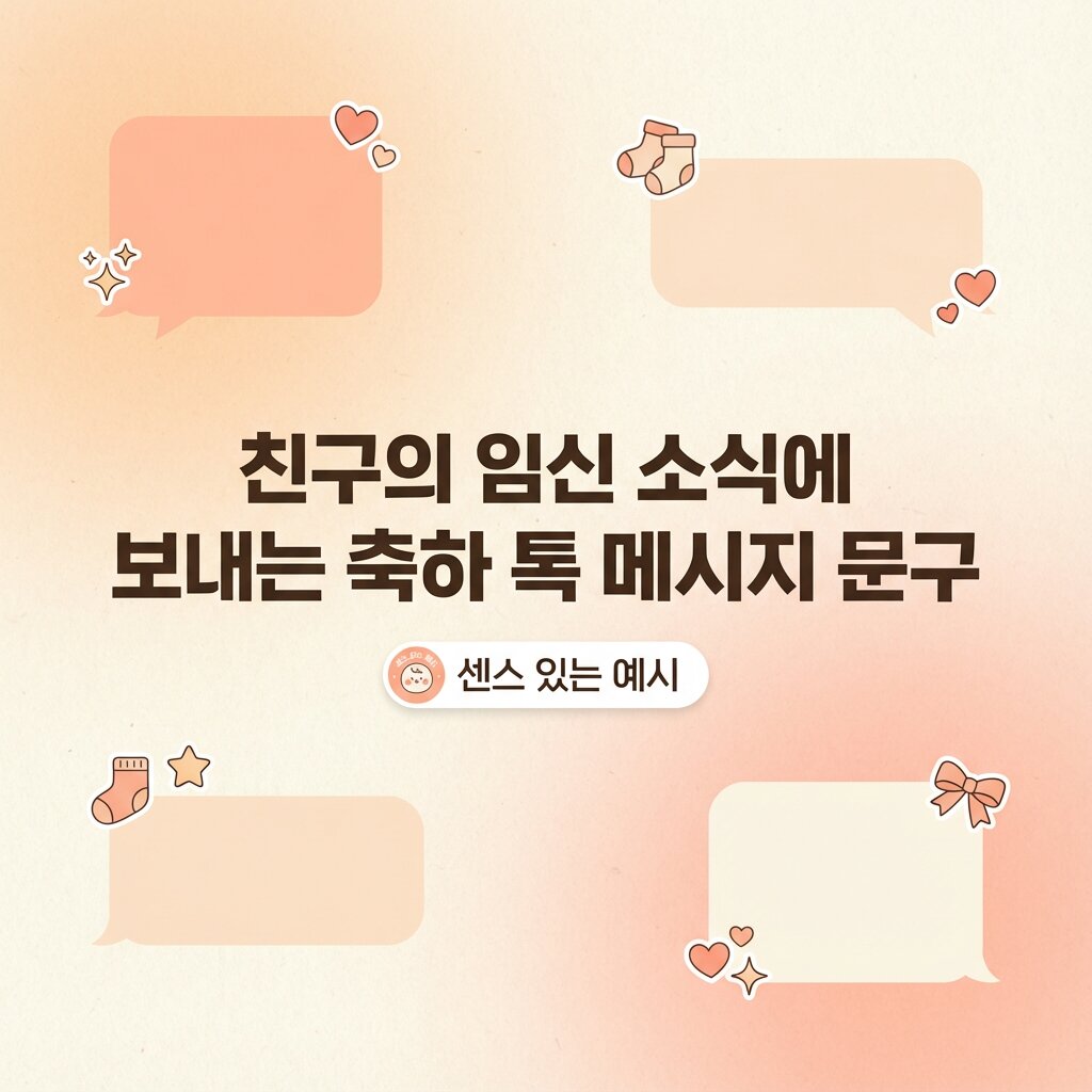 친구 임신 소식에 보내는 축하 톡 메시지 문구 소개