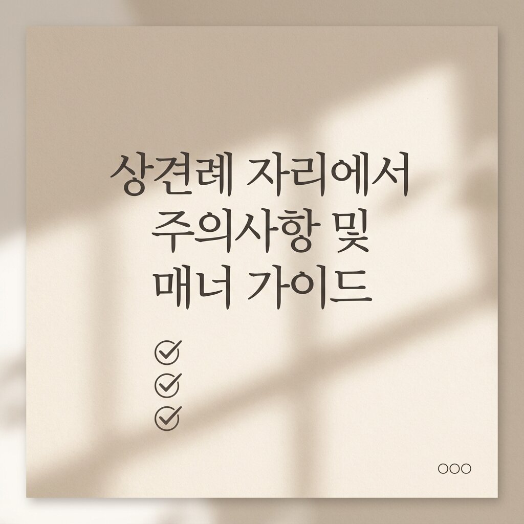 상견례 자리에서 주의사항 및 매너 가이드 :: 양가부모님께 사랑받기