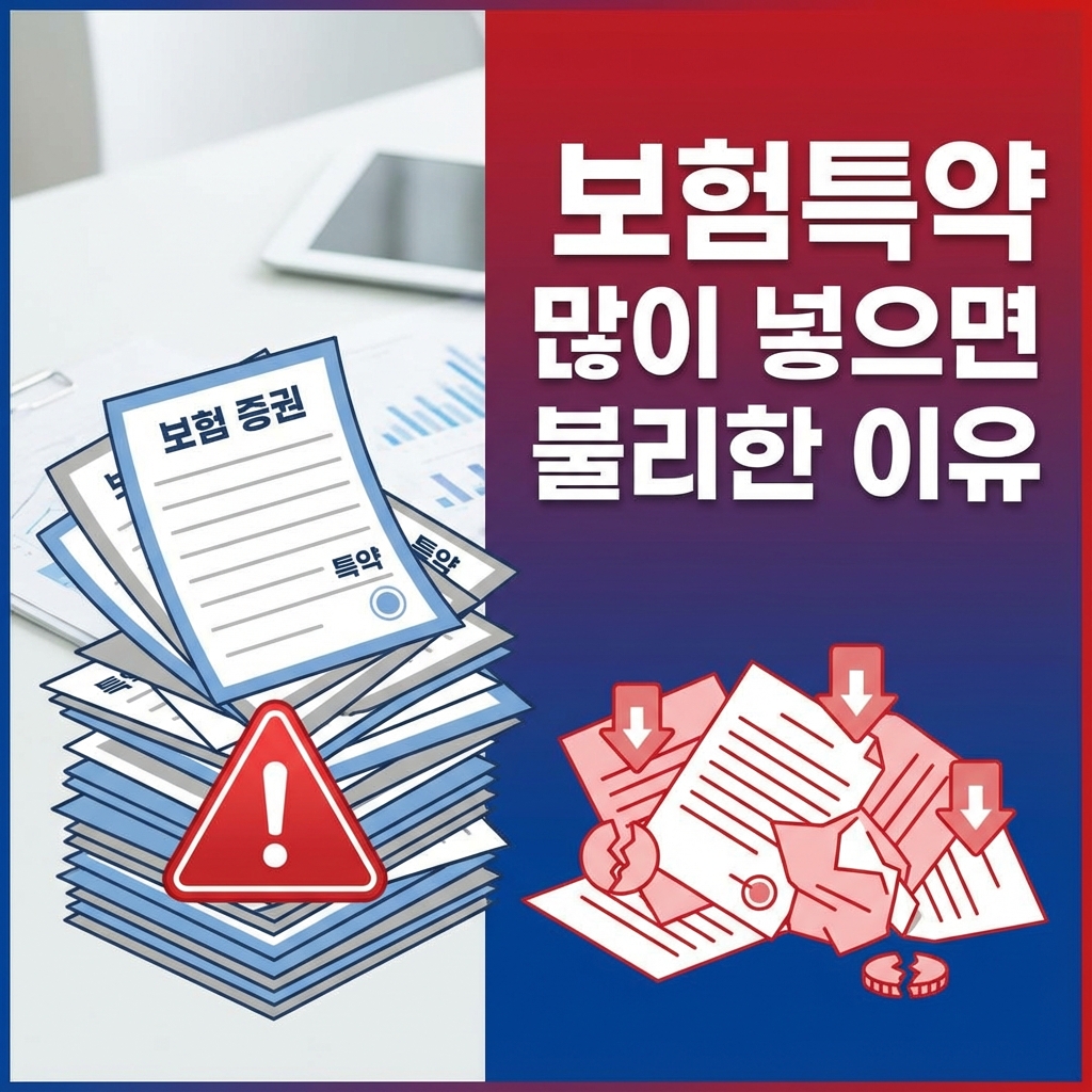 보험 특약을 많이 넣으면 불리한 이유, 현명한 가입 전략