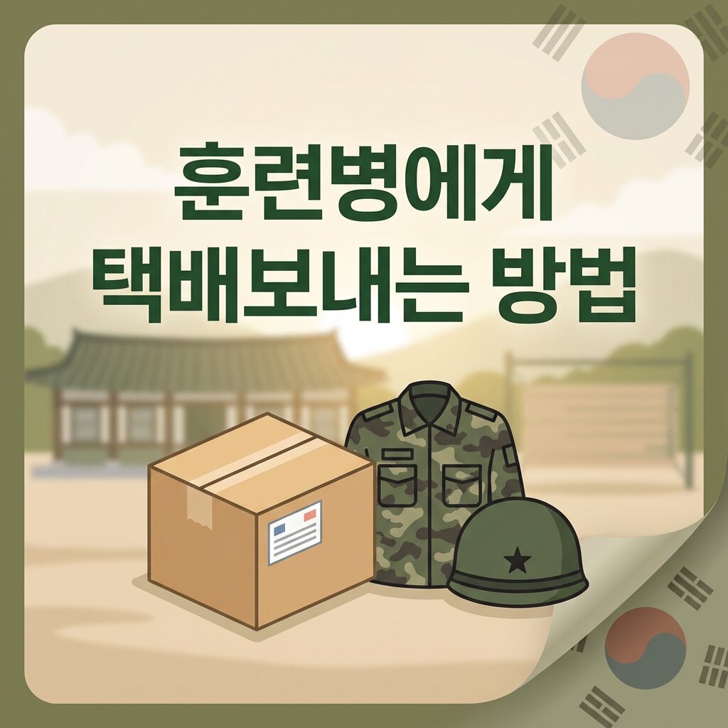 훈련병에게 택배보내는 방법