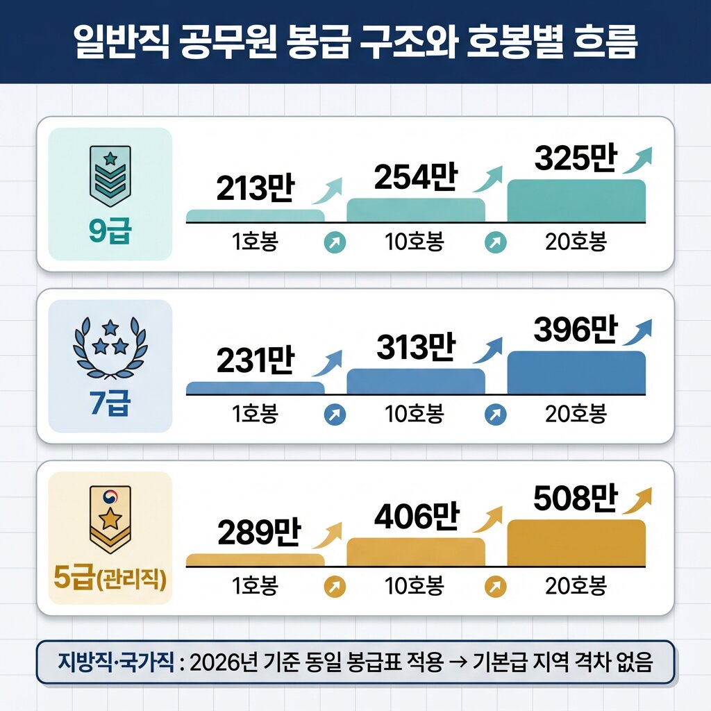 일반직 공무원 봉급구조