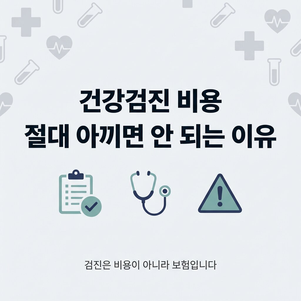 건강검진 비용을 절대 아끼면 안 되는 이유