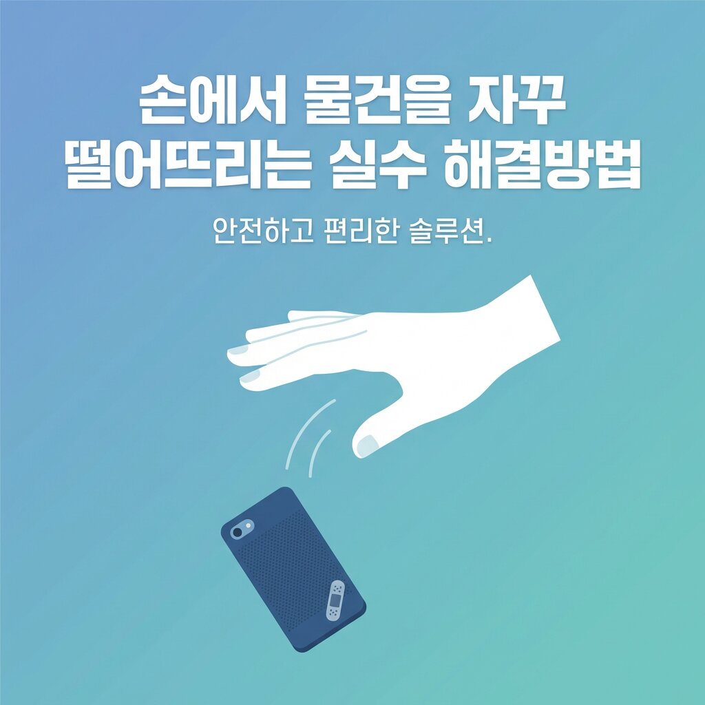 손에서 물건을 자꾸 떨어뜨리는 실수 해결방법