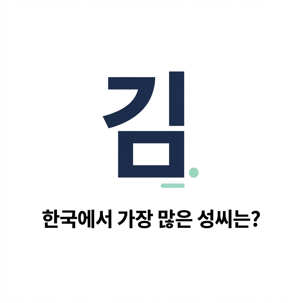 한국에서 가장 많은 성씨와 성씨별 유래