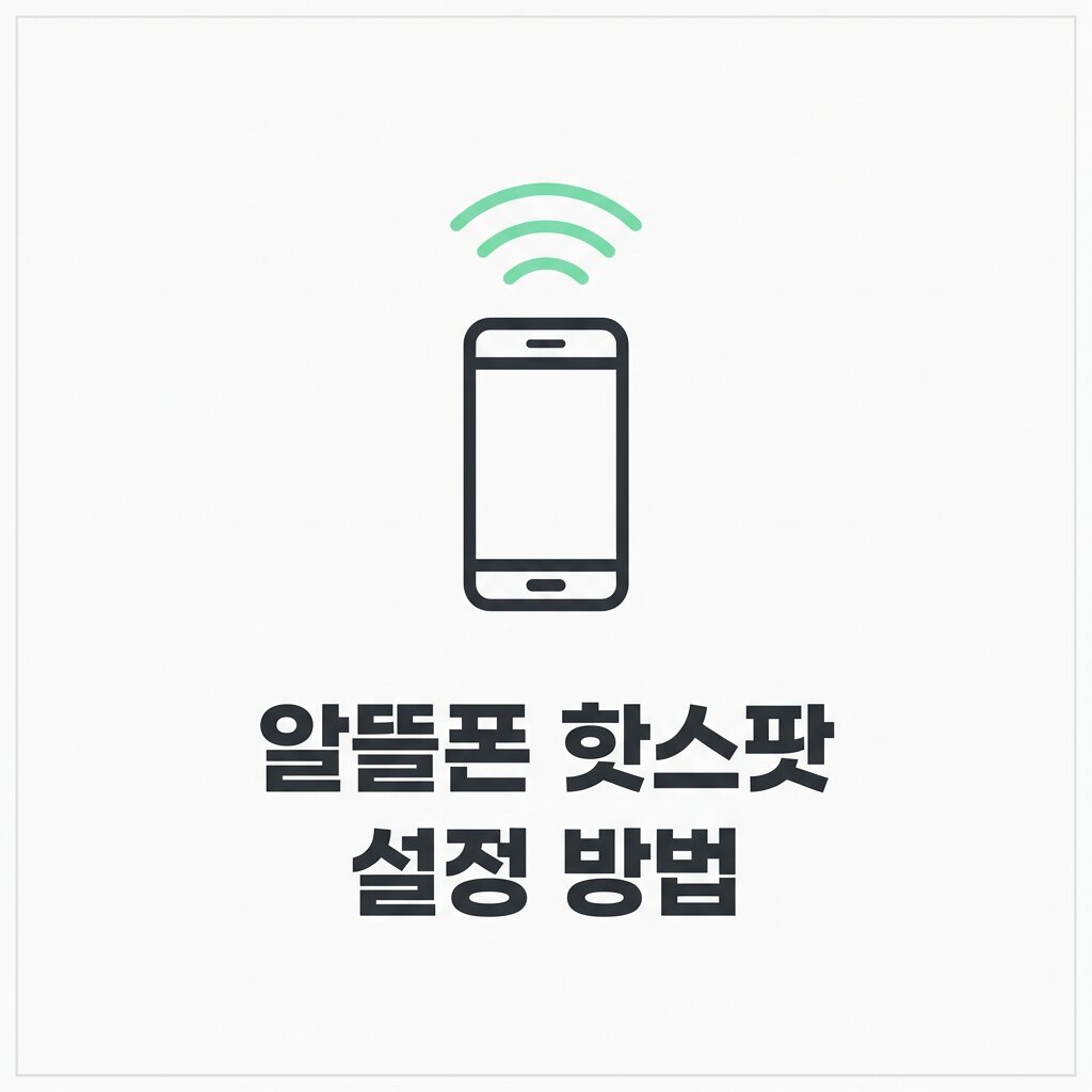 알뜰폰 핫스팟, 마음껏 써도 될까? 요금제별 제한 사항과 테더링 설정 꿀팁
