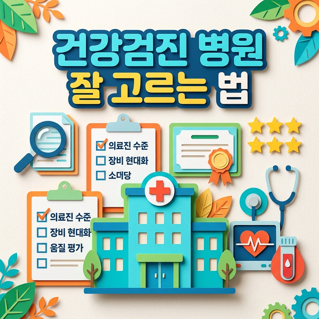 건강검진 병원 잘 선택하는 3단계 꿀팁 총정리