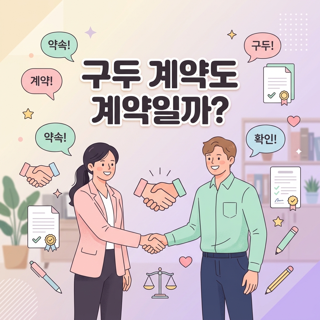 구두 계약도 계약일까? 법적 효력과 분쟁 시 나를 지켜주는 실전 가이드