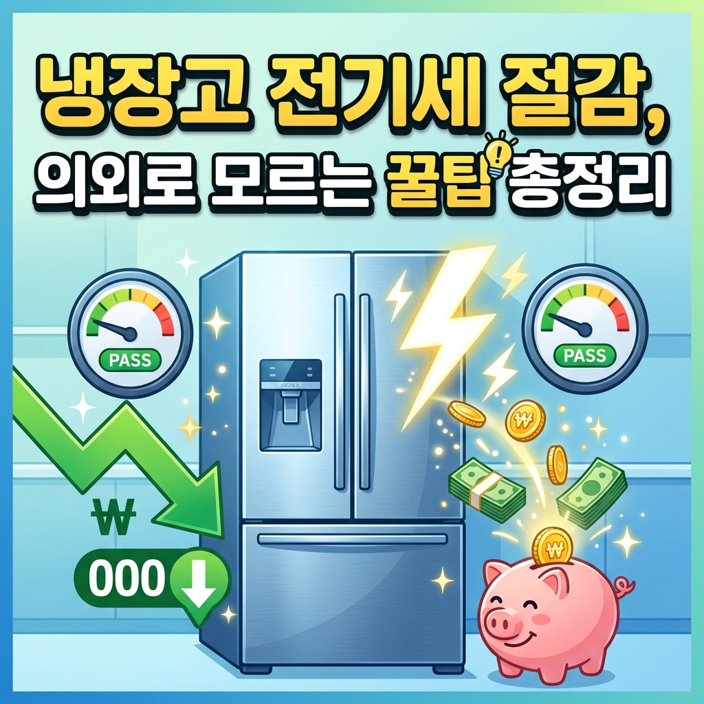 냉장고 전기세 절감, 의외로 모르는 꿀팁 총정리