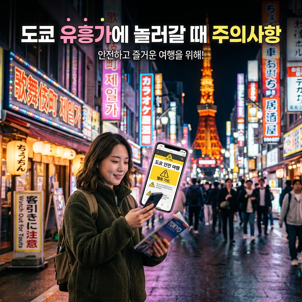 도쿄 유흥가에 놀러갈 때 주의사항