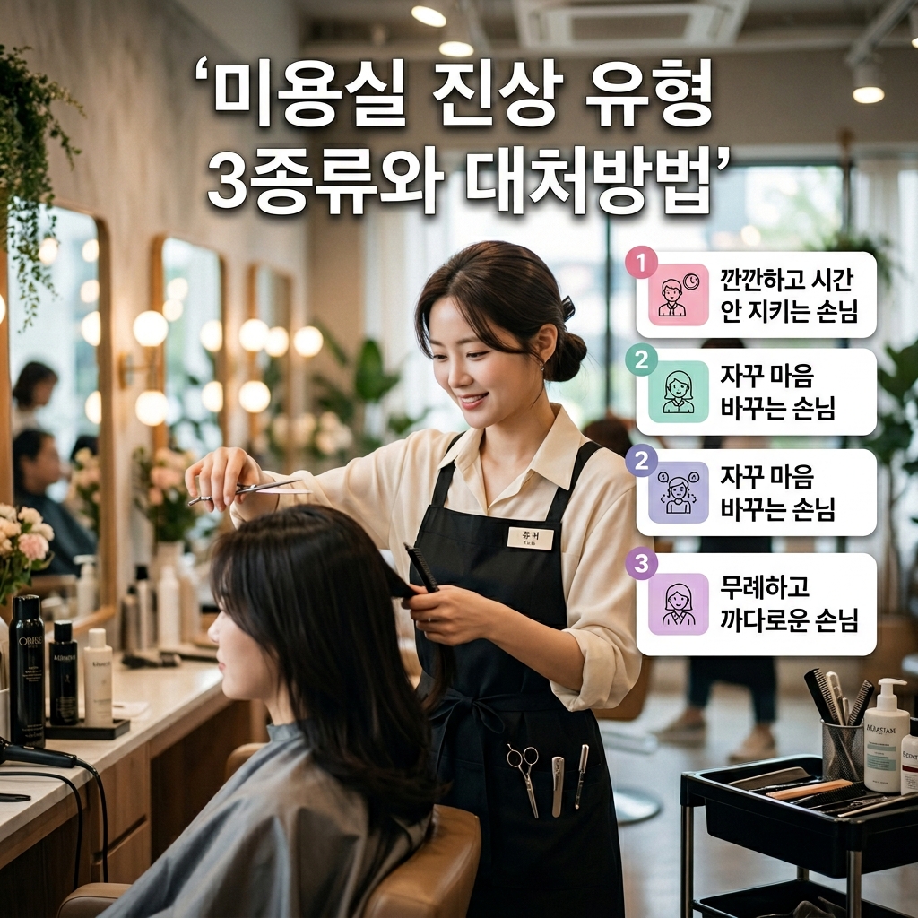 미용실 진상 유형 3종류와 대처방법