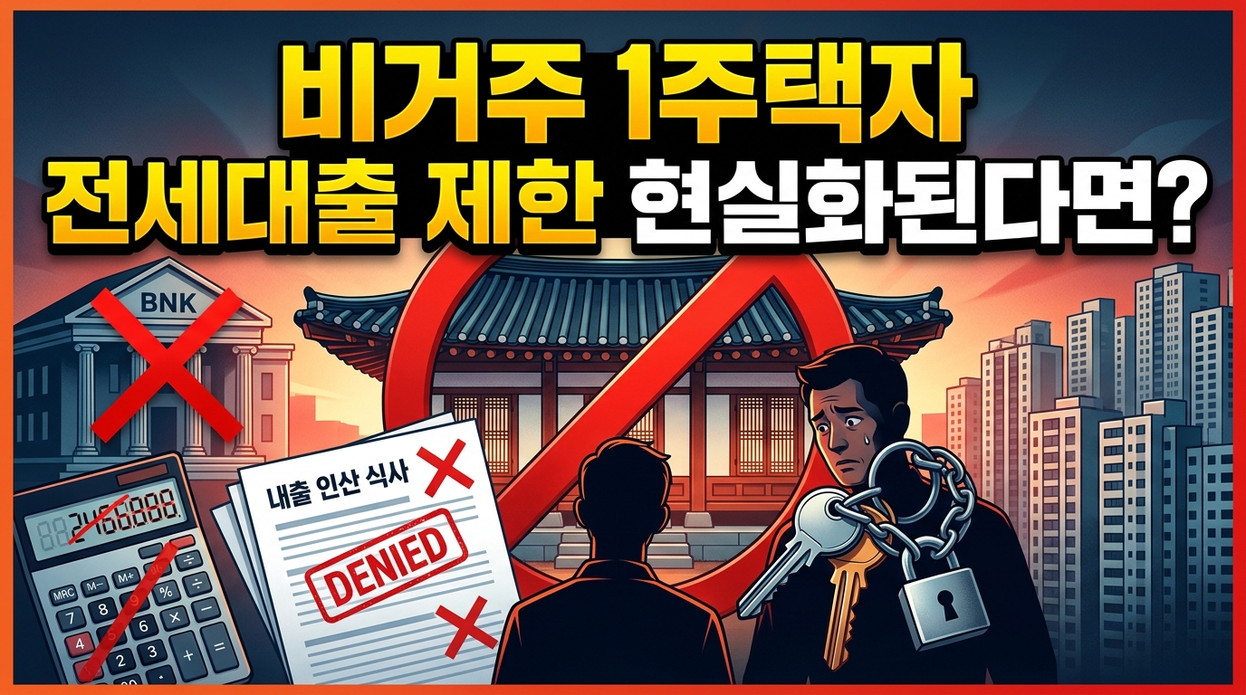 비거주 1주택자 전세대출 제한 현실화된다면?