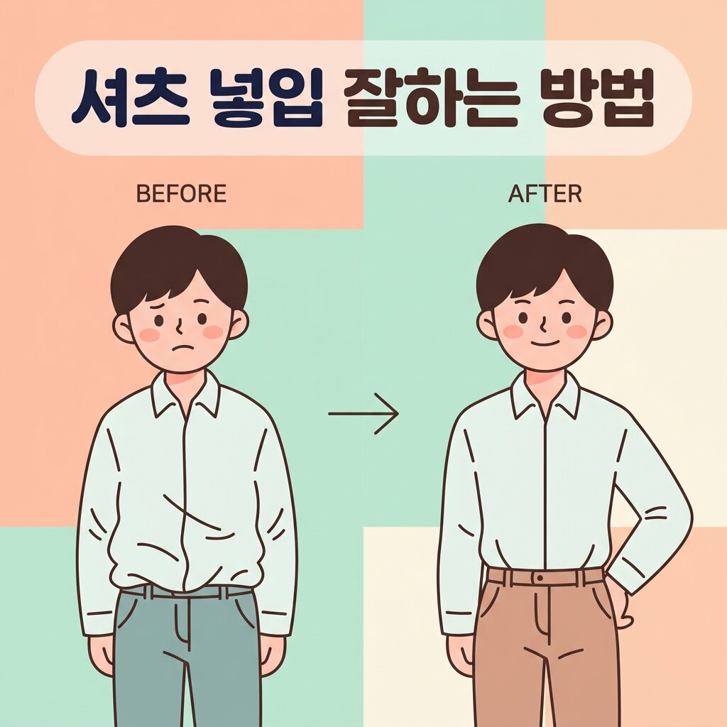 셔츠 넣어 입기 :: 핏하고 멋지게 스타일링하는 꿀팁