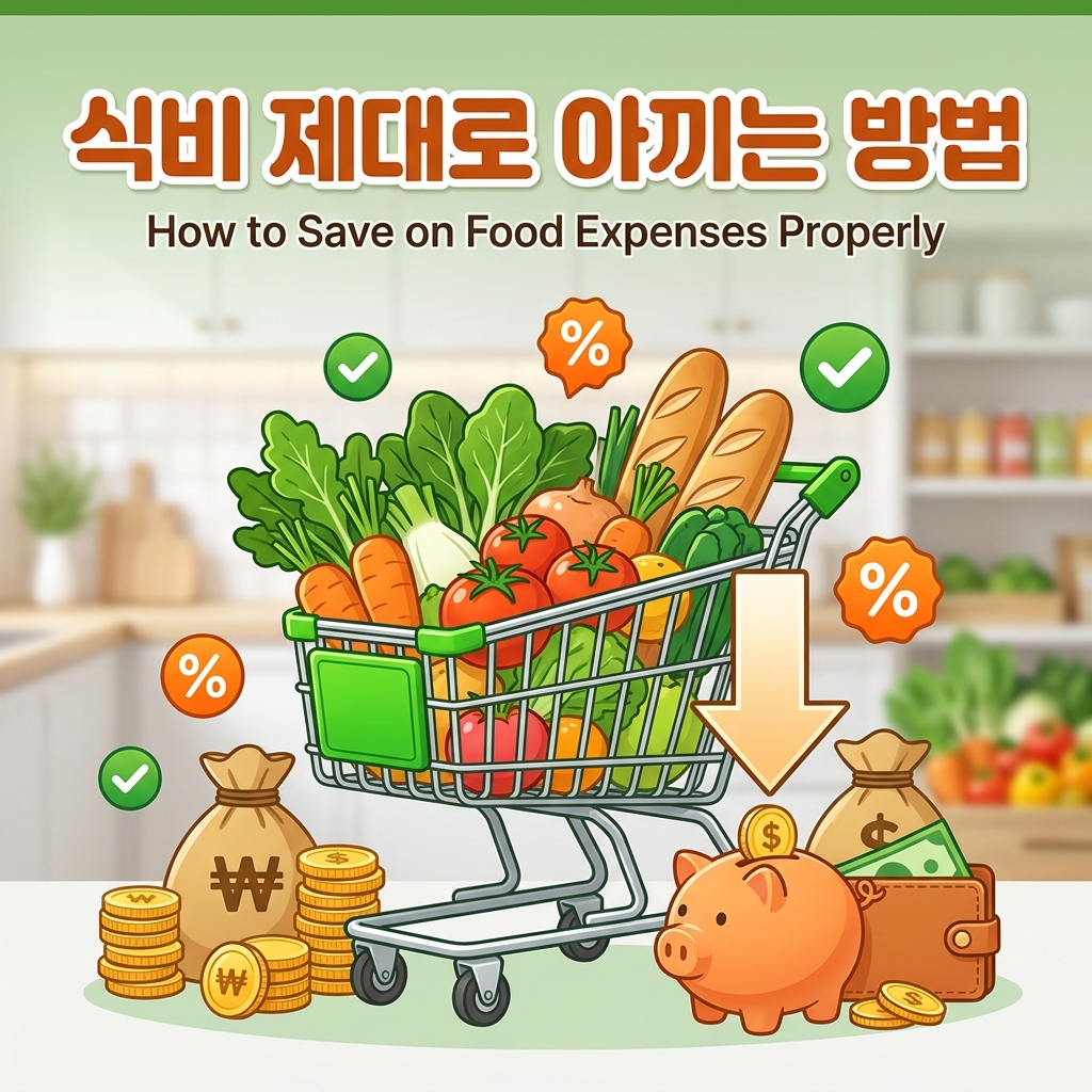 무작정 식비 아끼기, 왜 실패할까요? 현명한 절약법 A to Z