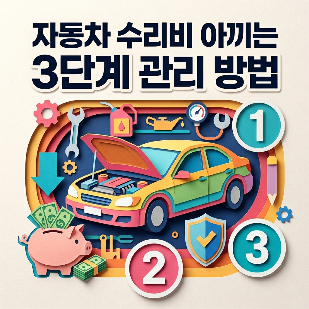자동차 수리비 아끼는 3단계 관리 방법