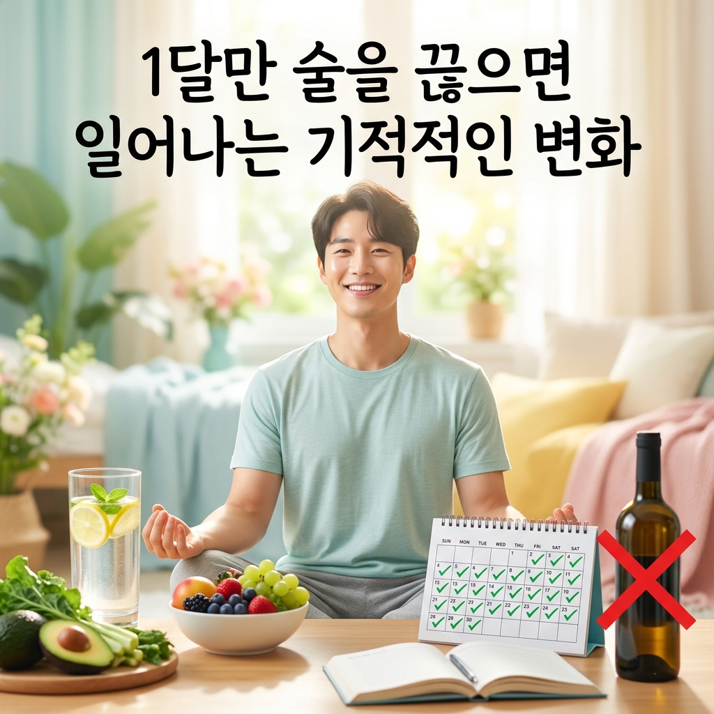 1달만 술을 끊으면 일어나는 기적적인 변화