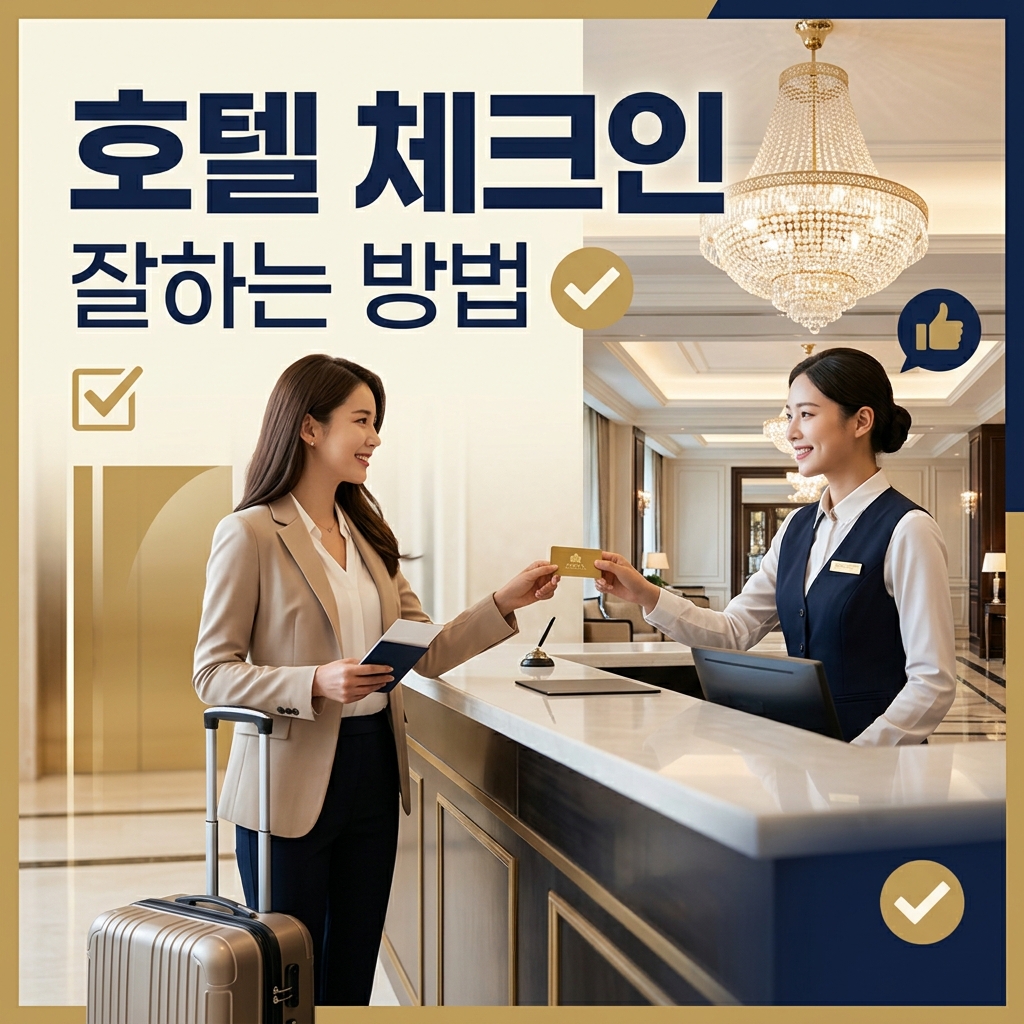 호텔 체크인, 잘하는 방법 :: 해매지 않을 겁니다