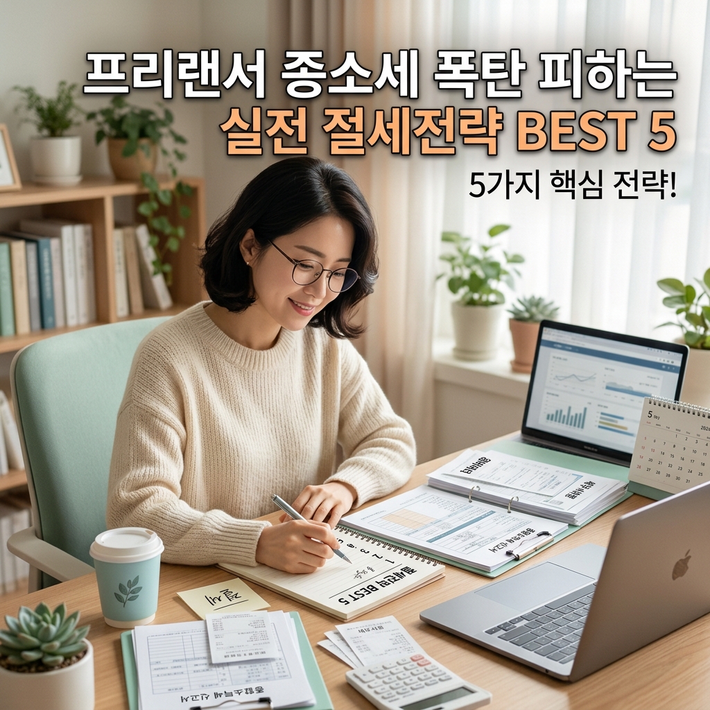 프리랜서 종소세 폭탄 피하는 실전 절세전략 BEST 5