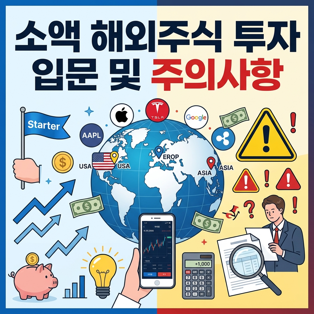 소액 해외주식 투자 입문 및 주의사항