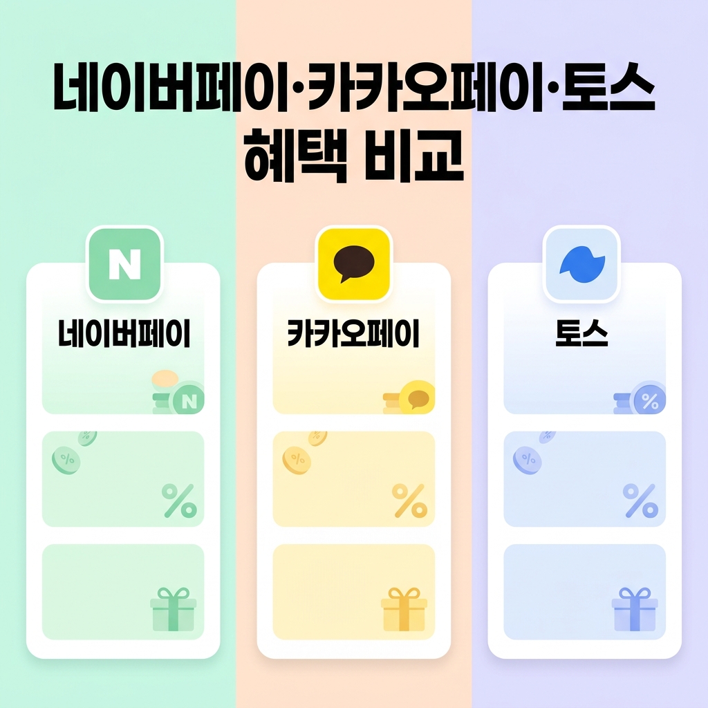 2026 간편결제 승자는? 네이버페이·카카오페이·토스 혜택 비교