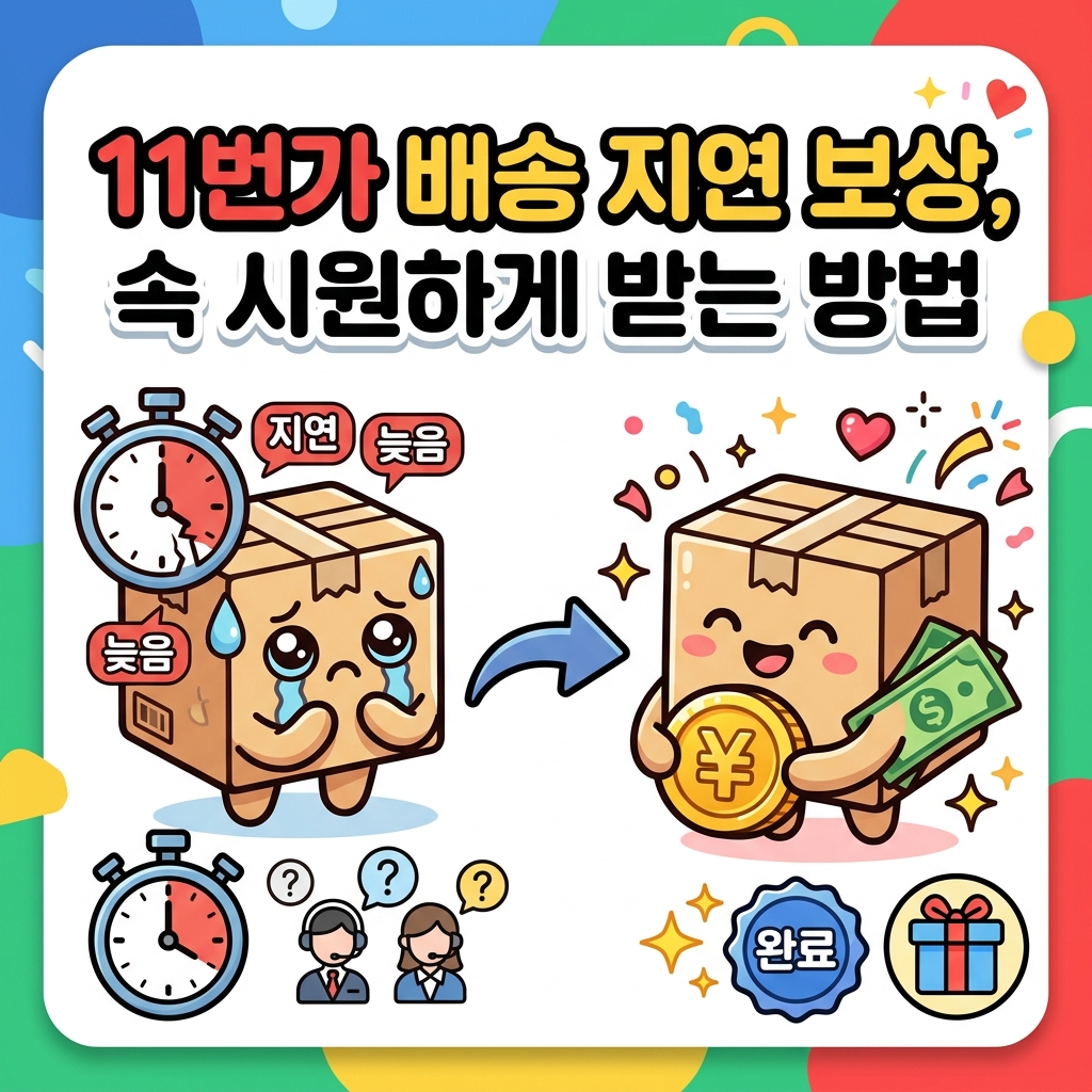 11번가 배송 지연 보상, 속 시원하게 받는 방법