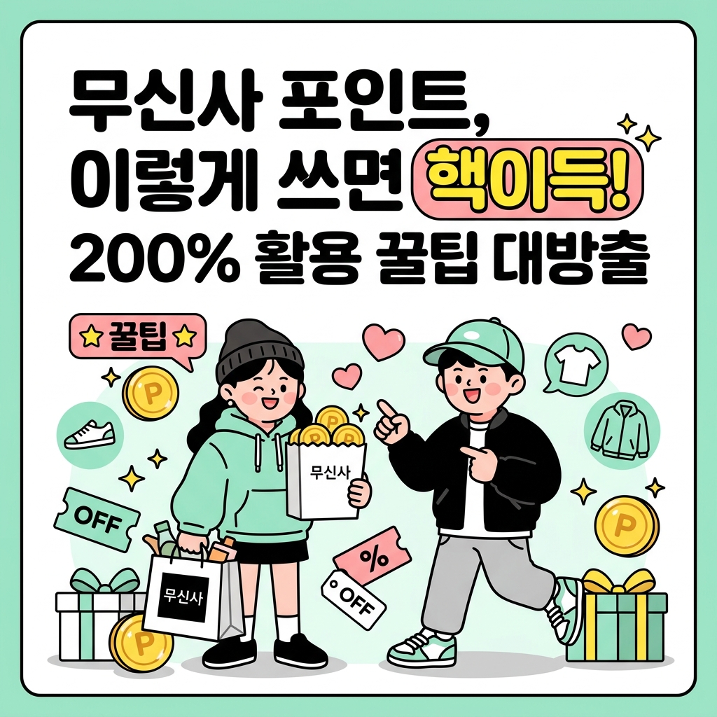 무신사 포인트, 이렇게 쓰면 핵이득! 200% 활용 꿀팁 대방출