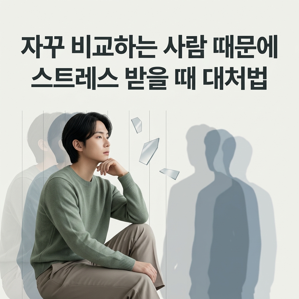자꾸 비교하는 사람 때문에 스트레스 받을 때 대처법