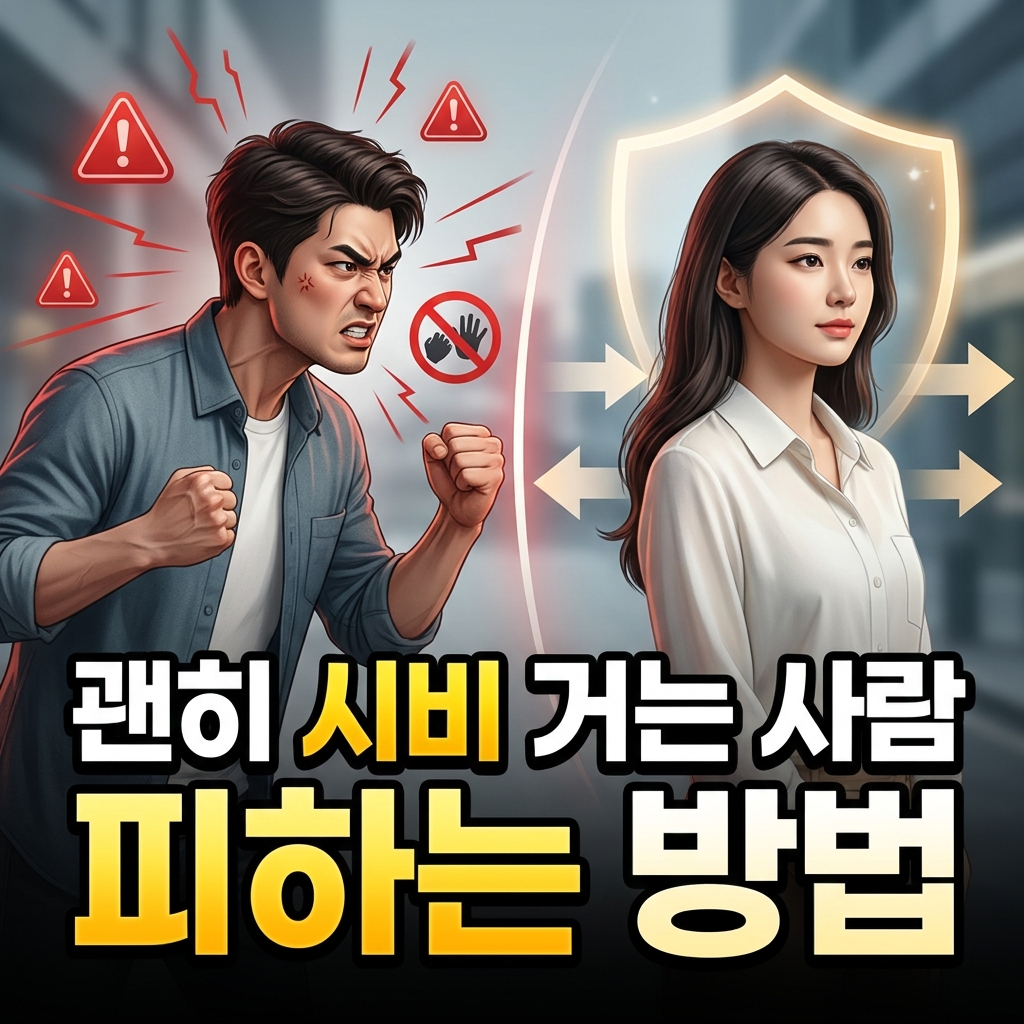 괜히 시비 거는 사람 피하는 방법