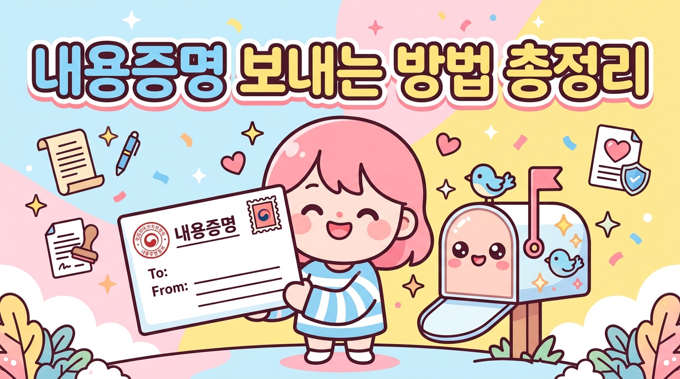 내용증명 보내는 방법 총정리: 부동산 분쟁 전에 꼭 해야 하는 이유