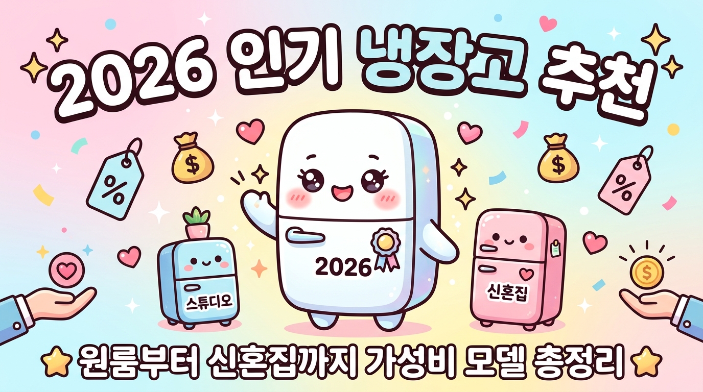 2026 인기 냉장고 추천 :: 원룸부터 신혼집까지 가성비 모델 총정리