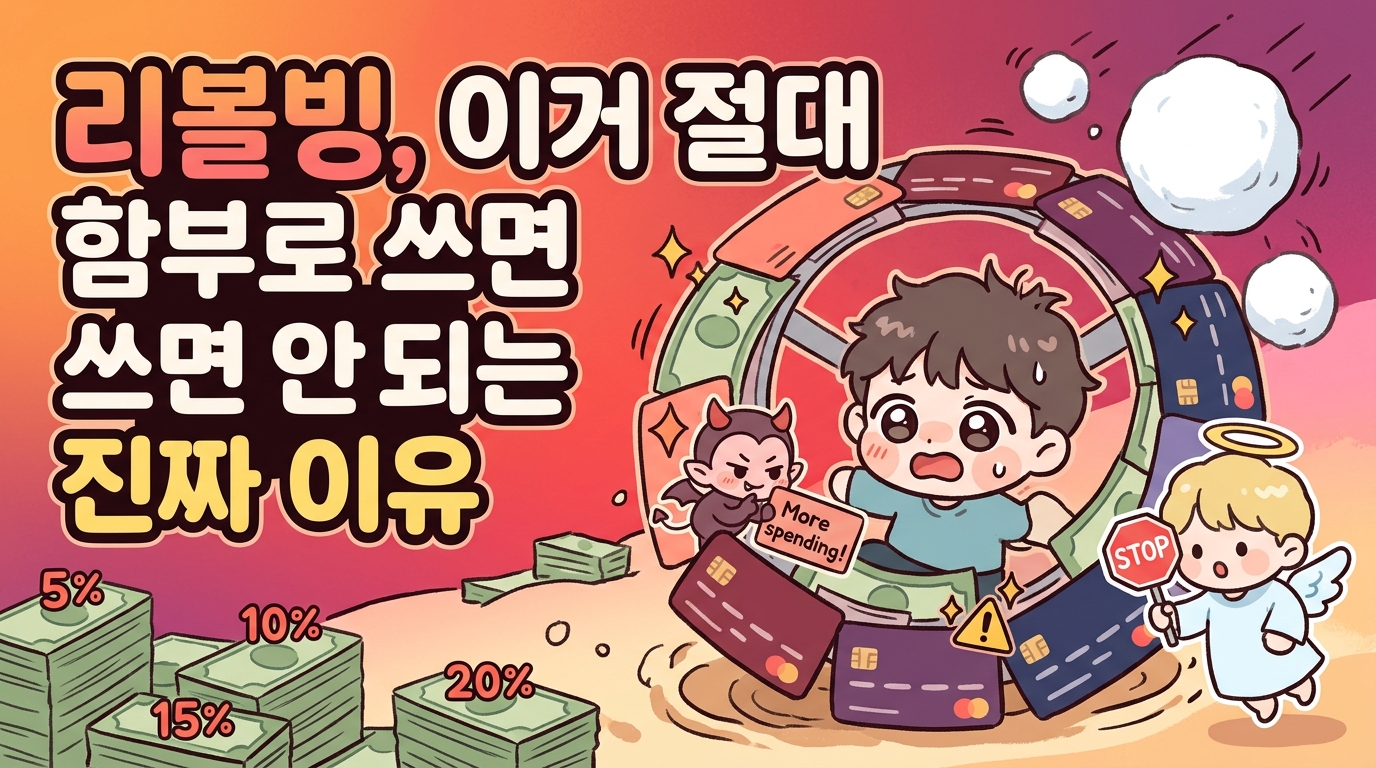 리볼빙, 이거 절대 함부로 쓰면 안 되는 진짜 이유