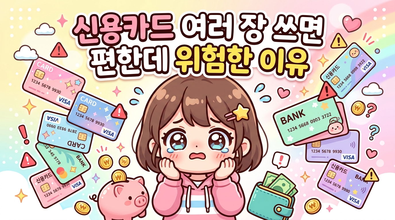 신용카드 여러 장 쓰면 편한데 위험한 이유