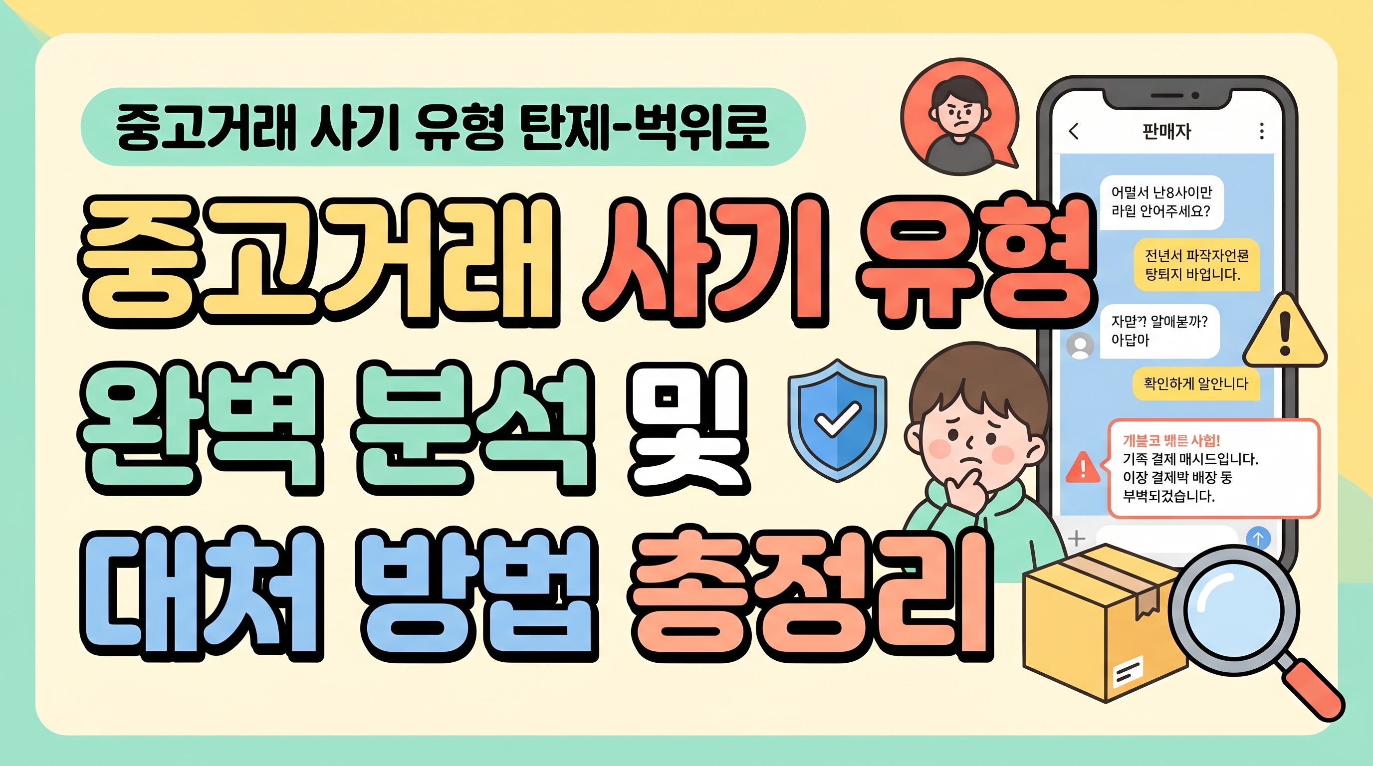 중고거래 사기 유형 완벽 분석 및 대처 방법 총정리