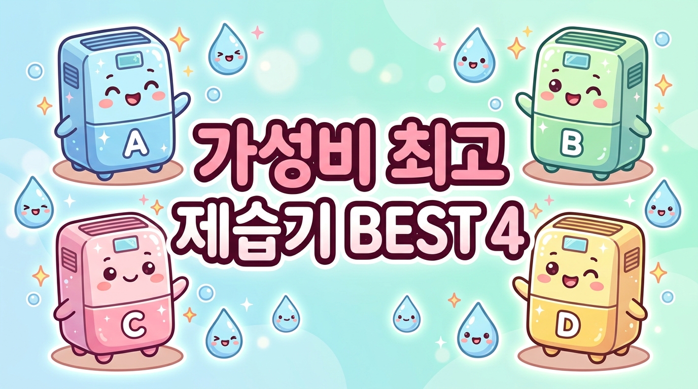 장마·여름철 습기 제거 필수품! 가성비 최고 제습기 BEST 4