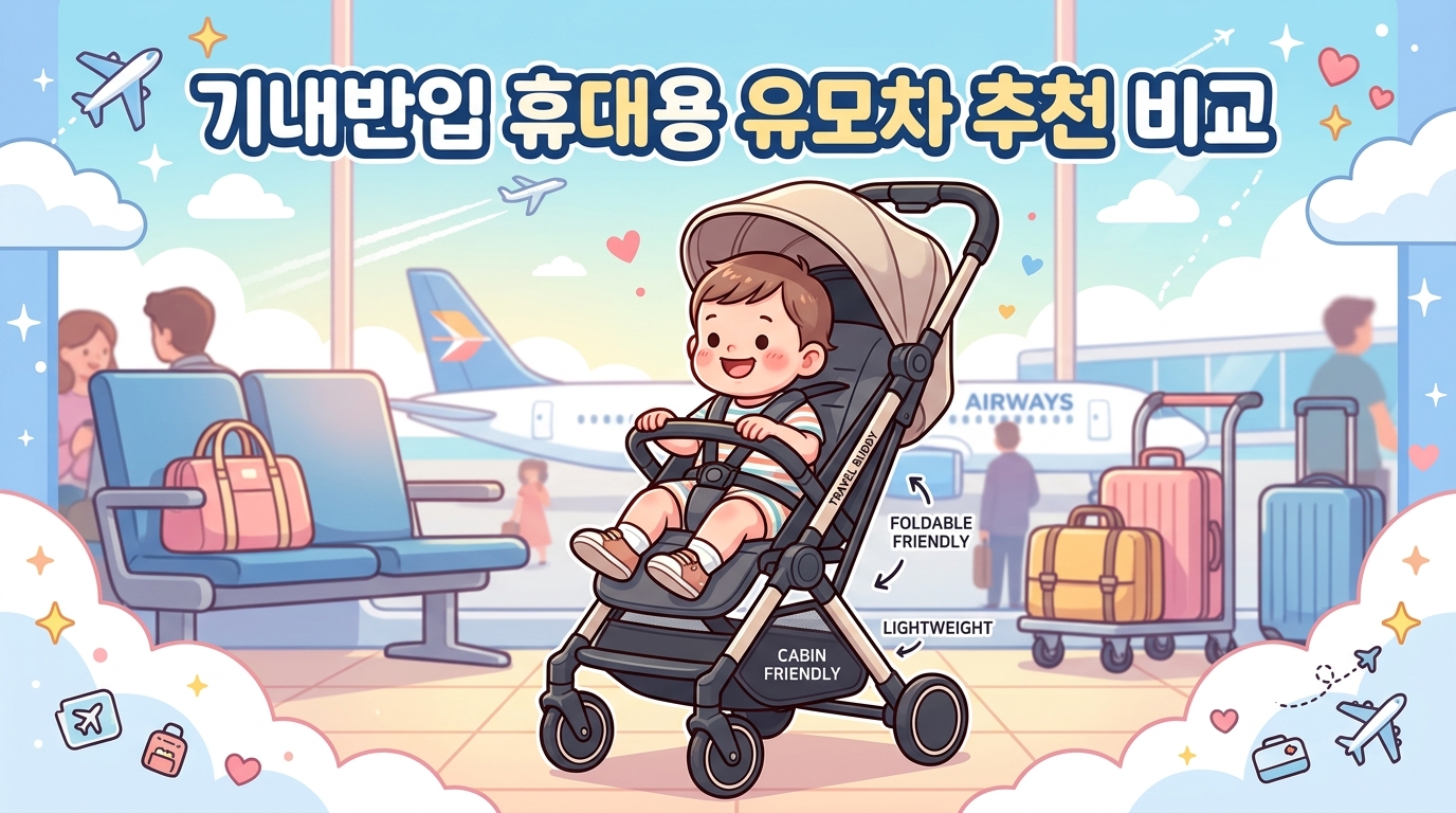 기내반입 휴대용 유모차 추천 비교